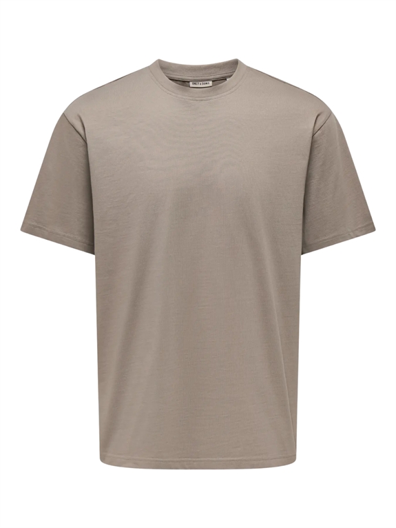 ONLY & SONS Fred Life RLS SS T-shirt - Desert Taupe